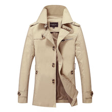 Load image into Gallery viewer, Man Cotton Smart Casual Slim Fit Design Office Jackets Overcoat
