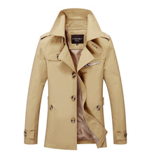 Load image into Gallery viewer, Man Cotton Smart Casual Slim Fit Design Office Jackets Overcoat
